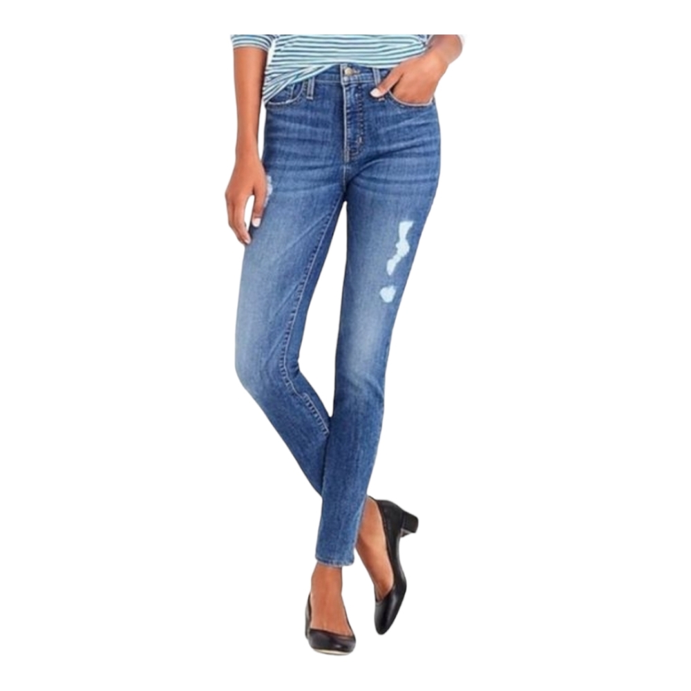 J.Crew Mercantile Distressed High rise Skinny Jeans Size 27